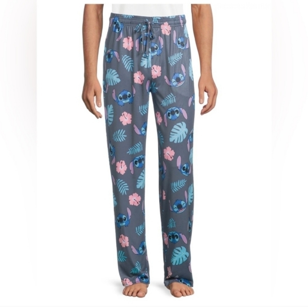 🎉SALE Disney Lilo & Stitch Tropical Pajama Sleep Lounge Pants Unisex